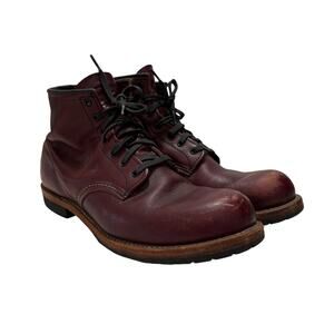 Red Wing Leather Classic Heritage Beckham 9011 Boots Red Black Cherry 10D